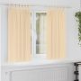 Užuolaidos su žiedais, blokuojančios šviesą 2 pcs Kreminė