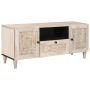TV vienetai su stalčių Balta 105 x 33 x 46 cm Apdirbta mediena