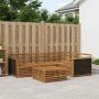 Lauko sofos komplektas 5 pcs Natūrali 79 x 79 x 37 cm