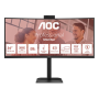 AOC | CU34E4CW | 34  | VA | UWQHD | 120 Hz | 4 ms | 3440 x 1440 pixels | 350 cd/m² | HDMI ports quantity 2 | Black
