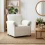 1 vietos sofa Kreminė 88 x 83 x 95 cm Aksomas