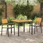 Susilankstantis krėslas 2 pcs Ruda 56 x 57 x 87 cm