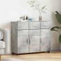 Kabalas su lentyna FLORIN Betono pilka 88,5 x 30,5 x 73 cm