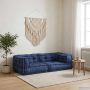 Modulinė sofa 3 pcs Indigo 140 x 70 x 36 cm Audinys