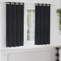 Užtemdymo užuolaidos 2 pcs Juoda 140 x 175 cm Aksomas