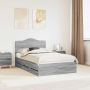 Lovos rėmas Pilkas Sonoma 120 x 190 cm Inžinerinė mediena
