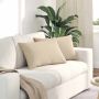 Sofa Pagalvės 2 pcs Kreminė 60 x 40 cm audinys
