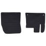 Automobilių kilimėlis 2 pcs Juoda TPE