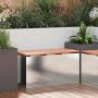 Sodo suolas Sidabro 80 x 40 x 43 cm Nerūdijantis plienas