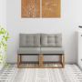 2 Vienetas Lauko vidurinė sofa