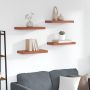 Sieninė lentyna 4 pcs Raudona 50 x 23 x 4 cm Apdirbta mediena