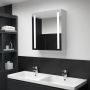Veidrodinė vonios spintelė su LED apšvietimu, 60x14x62cm