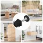 Baldų lygintuvai Reguliuojamas 1895 pcs Juoda PP
