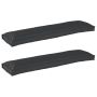 Pallet pagalvių rinkinys 2 pcs Juoda 150 x 40 x 8 cm
