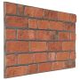 Sienų plokštės 10 pcs Terakotos 100 x 50 cm EPS putos