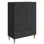 Kabalas Juoda 66 x 34,5 x 95 cm Apdirbta mediena