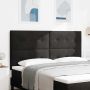 LED galvūgalis su galvūgalio Juoda 180 cm Poliesteris