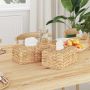 Servetėlių dėžutės dangčiai 2 pcs Vandens hiacintas Natūrali