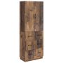 Spintelė 2 pcs Sendintos medienos 66 x 34,5 x 87 cm