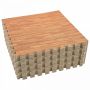 Dėlionės pratimų kilimėliai 24 pcs Ruda 8,64 ㎡ EVA puta