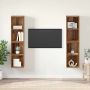 TV spintelių komplektas 4 pcs Senovinis medis 37 x 37 x 72 cm