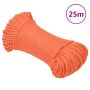 Darbo virvė, oranžinės spalvos, 8mm, 25m, polipropilenas
