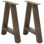 Kavos staliuko kojelės, A formos, 2 vnt., 50x(42-43) cm, plienas