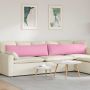 Sofa Pagalvės 2 pcs Rožinė 145 x 40 cm audinys