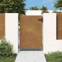 Sodo vartai, 85x125 cm, Corten plienas