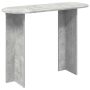 Konsolinis stalas su saugykla Betono pilka 100 x 39,5 x 75 cm