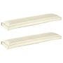 Pallet pagalvių rinkinys 2 pcs Kreminė 150 x 40 x 8 cm