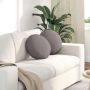 Sėdynių pagalvėlės 2 pcs Taupe Ø40 x 13 cm audinys