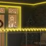 Virvės Šviesa su 240 LED Šilta balta 10 m PVC