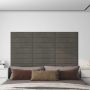 Sieninis galvūgalis 12 pcs Tamsiai pilka 60 x 15 cm Aksomas