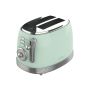 Cecotec Toaster | Toast&Taste 800 Vintage | Power 850 W | Number of slots 2 | Housing material Stainless steel | Light Green