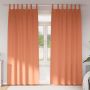 Užuolaidos su žiedais, blokuojančios šviesą 2 pcs Terakotos