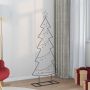 Metalinis Kalėdų medis s stovu Juoda 150 cm Plienas