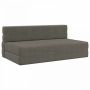 Sulankstomas Sofas-Lova Šviesiai pilka 203 x 152 x 15 cm