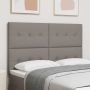 LED galvūgalis su galvūgalio Taupe 160 cm Poliesteris