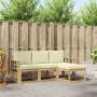 Lauko sofos komplektas 4 pcs