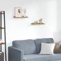 Sieninė lentyna 2 pcs Ruda 40 x 9 x 3 cm Apdirbta mediena