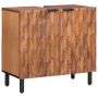 Vonios kriauklės spinta Ruda 62 x 33 x 58 cm Kietas mango medis