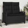 Sodo suolas Juoda 105 x 60 x 112 cm Plienas ir poliesteris