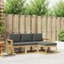 Lauko sofos komplektas 4 pcs