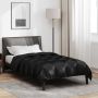 Žiemos antklodė Juoda 200 x 135 cm Satin ir mikropluoštas