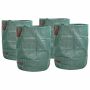 Sodo atliekų maišai 4 pcs Žalia 66 x 66 x 83,5 cm