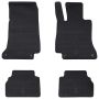 Automobilių kilimėlis 4 pcs Juoda TPE