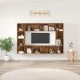 TV spintelių komplektas 4 pcs Ruda 37 x 37 x 142,5 cm