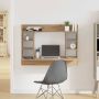 Prie sienos tvirtinamas rašomasis stalas artisano ąžuolo
