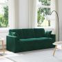 Sofa Tamsiai žalia 198 x 78 x 80 cm Aksomas